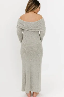 Outlet Worth Collective Nora Knit Maxi Dress in Dusty Sage - Bump Friendly *PRE-ORDER*