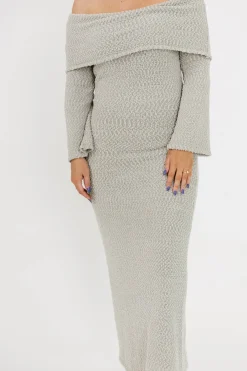 Outlet Worth Collective Nora Knit Maxi Dress in Dusty Sage - Bump Friendly *PRE-ORDER*