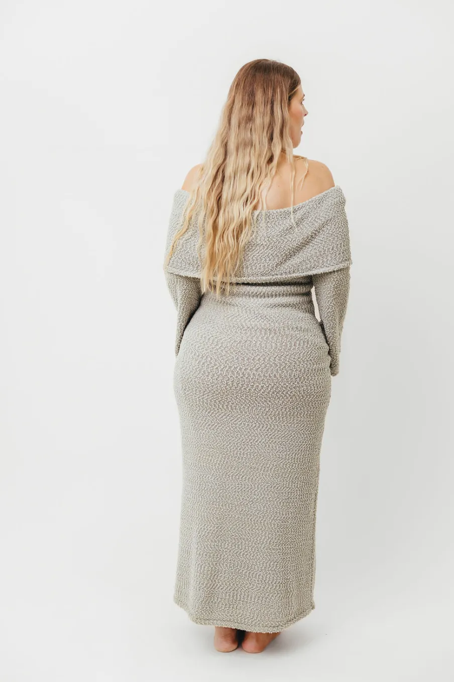 Outlet Worth Collective Nora Knit Maxi Dress in Dusty Sage - Bump Friendly *PRE-ORDER*