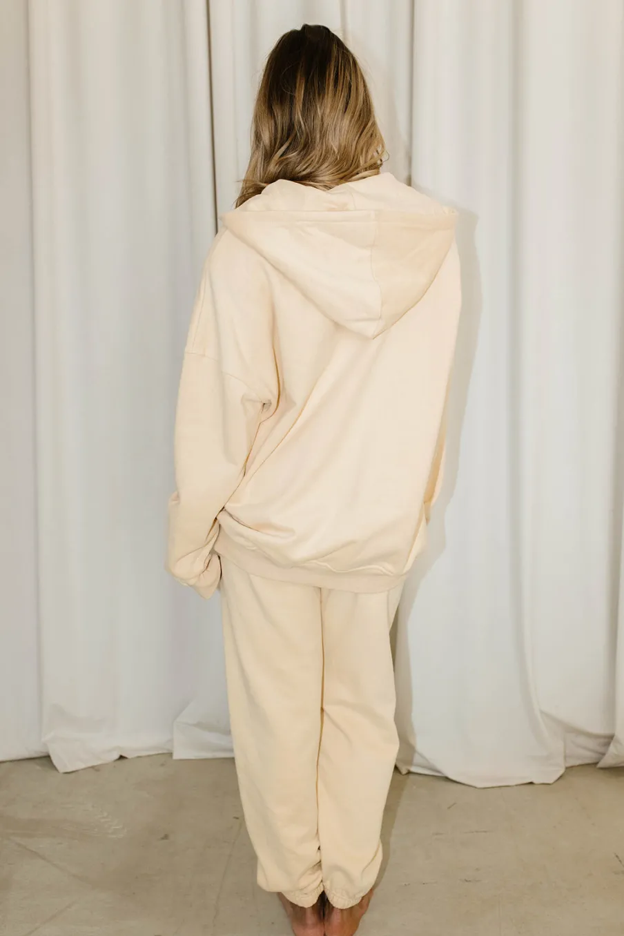 Outlet Worth Collective Oakley Hoodie and Pants Set in Butter