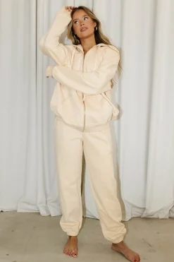 Outlet Worth Collective Oakley Hoodie and Pants Set in Butter