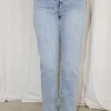 Fashion Worth Collective Peyton High Rise Straight Jean in Paloma