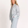 Sale Worth Collective Pip Wide Leg Linen Pants in Light Blue