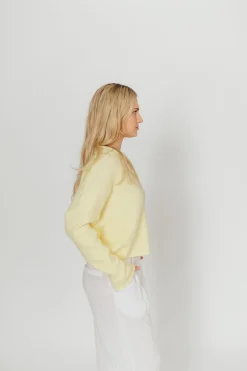 Fashion Worth Collective Piper Cardigan in Butter