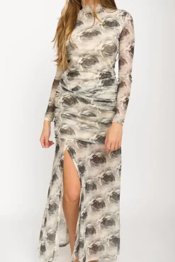 Discount Worth Collective Pyper Maxi Dress in Stone