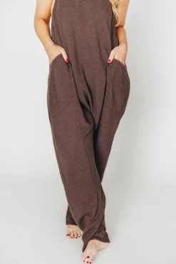 Discount Worth Collective Raelynn Jumpsuit in Washed Black