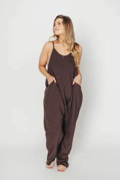 Discount Worth Collective Raelynn Jumpsuit in Washed Black