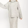 Sale Worth Collective Robyn Knit Skirt in Heather Grey - Bump Friendly