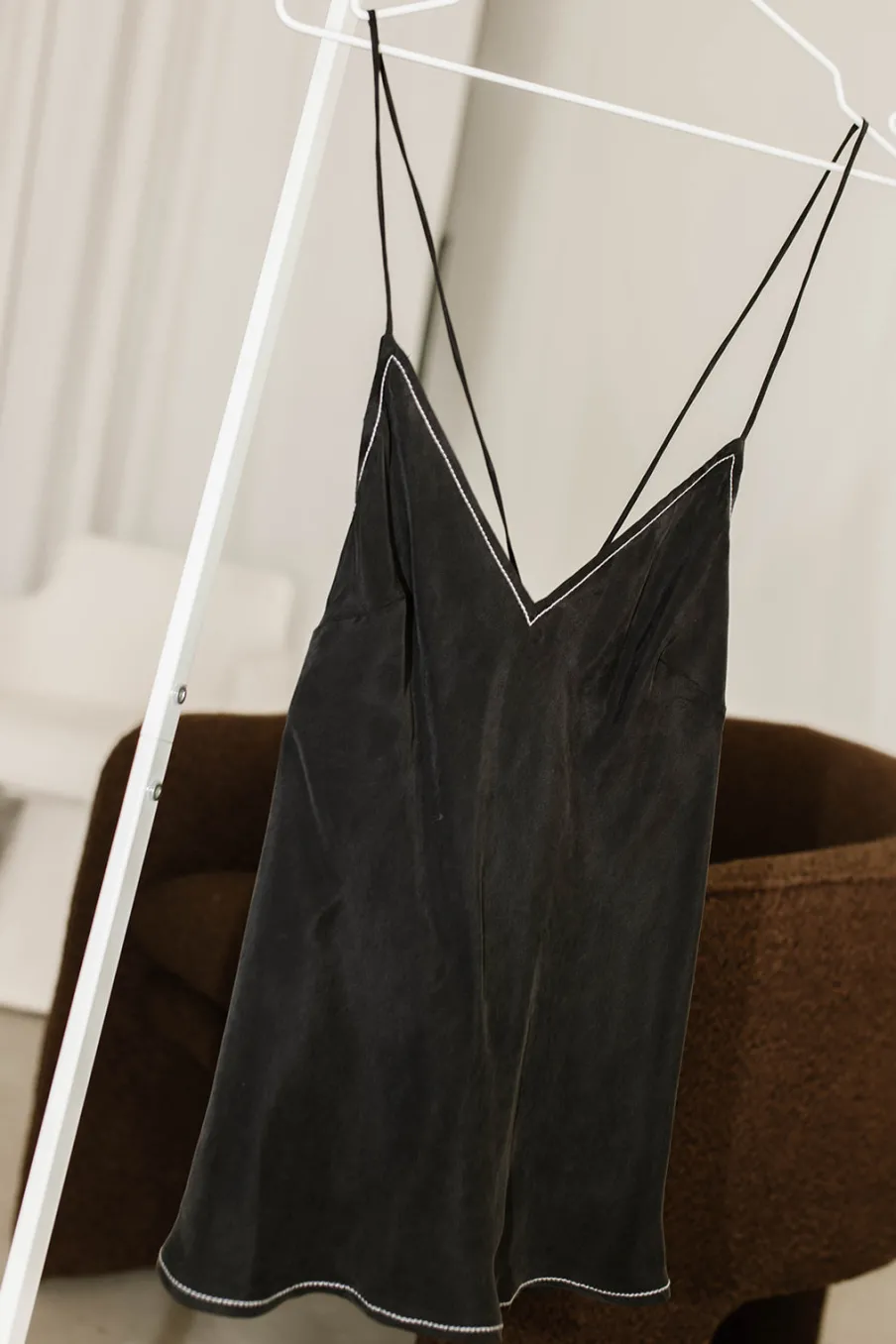 Online Worth Collective Romana Cami in Black