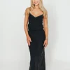 Fashion Worth Collective Romana Cami Top and Skirt Set in Black