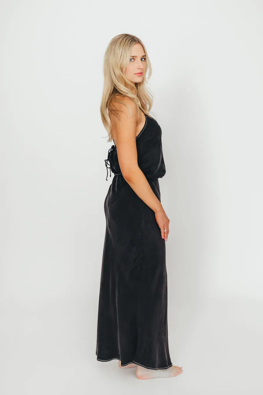 Fashion Worth Collective Romana Cami Top and Skirt Set in Black