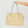 New Worth Collective Romy Weekender Travel Tote in Butter