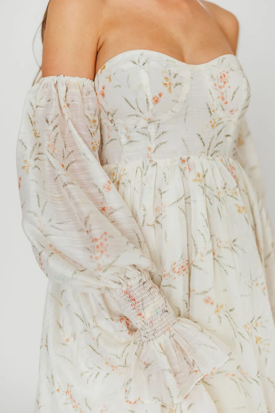 Sale Worth Collective Ryder Grace Maxi Dress in Cream