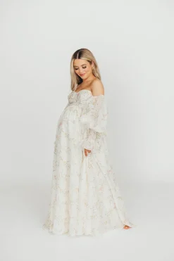 Sale Worth Collective Ryder Grace Maxi Dress in Cream