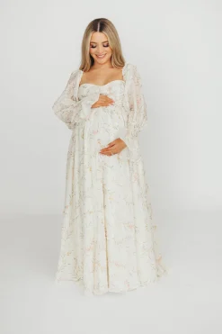 Sale Worth Collective Ryder Grace Maxi Dress in Cream