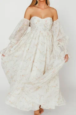 Sale Worth Collective Ryder Grace Maxi Dress in Cream