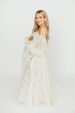 Sale Worth Collective Ryder Grace Maxi Dress in Cream