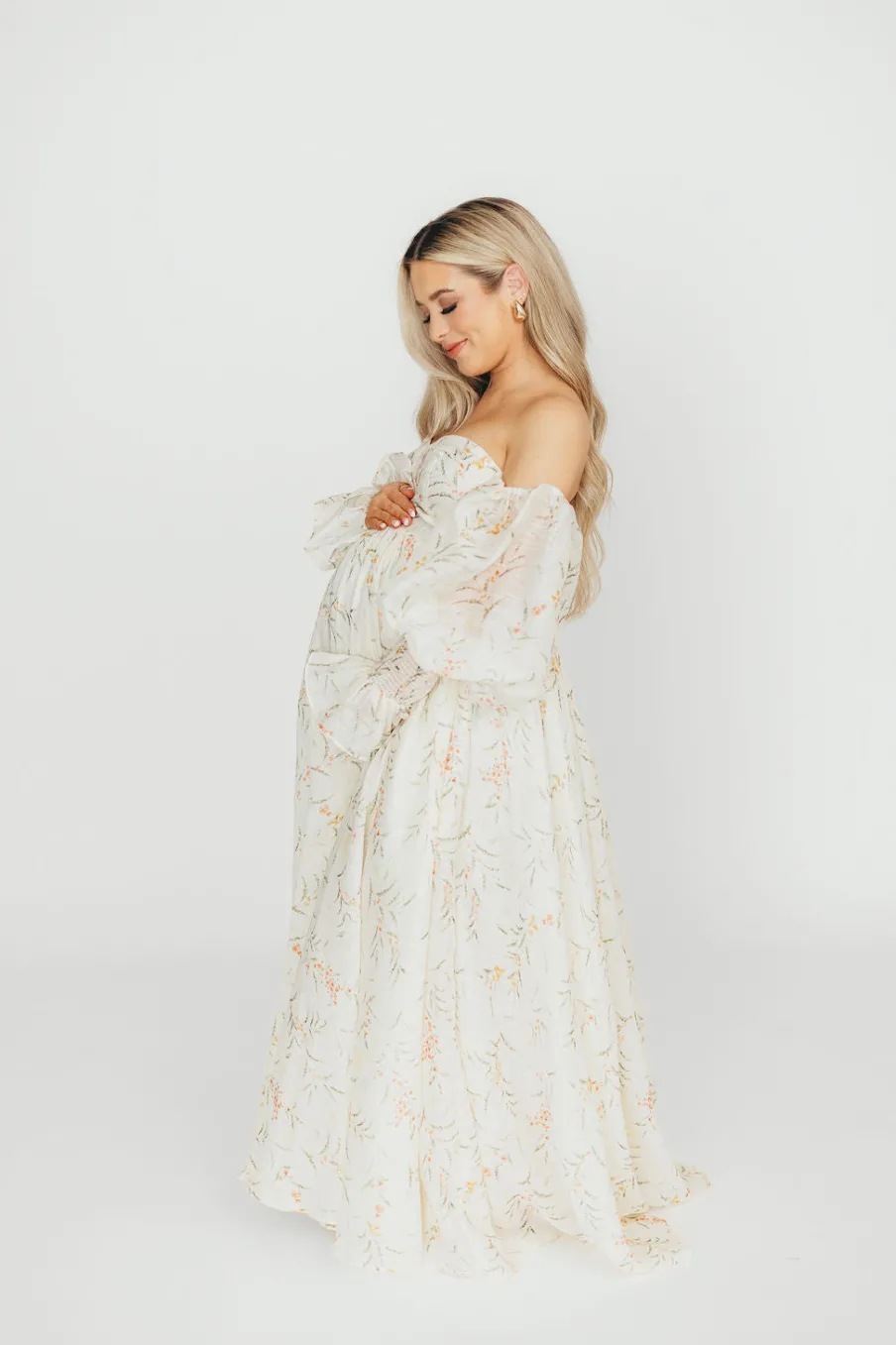 Sale Worth Collective Ryder Grace Maxi Dress in Cream