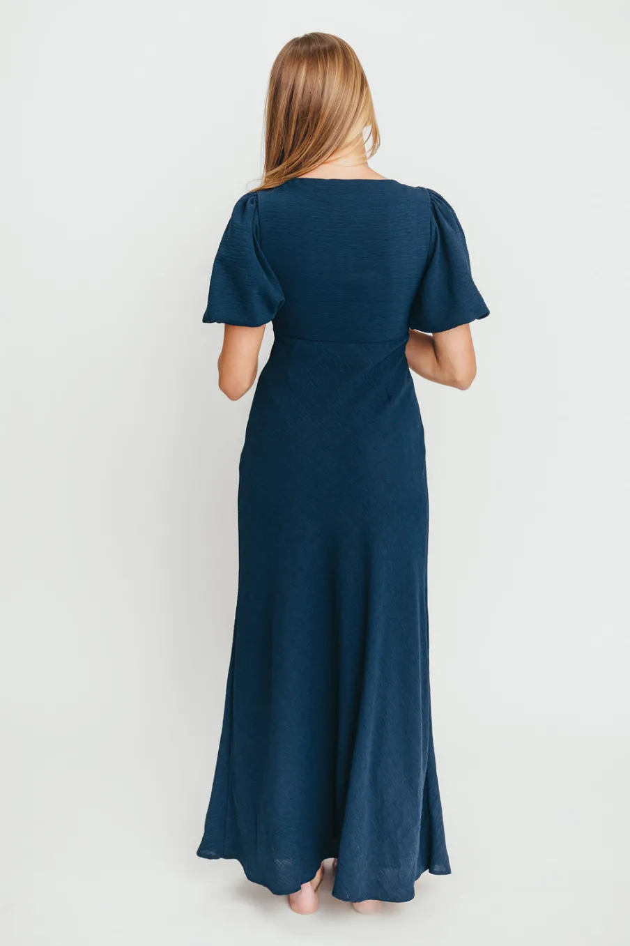 Sale Worth Collective Selena Bow Front Maxi Dress in Navy