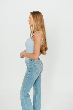 Online Worth Collective Shay Tank in Blue