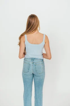 Online Worth Collective Shay Tank in Blue