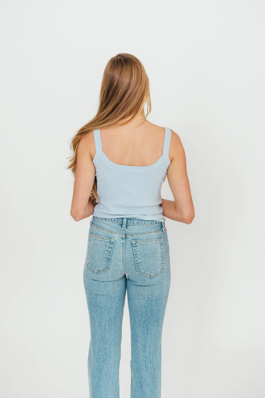 Online Worth Collective Shay Tank in Blue