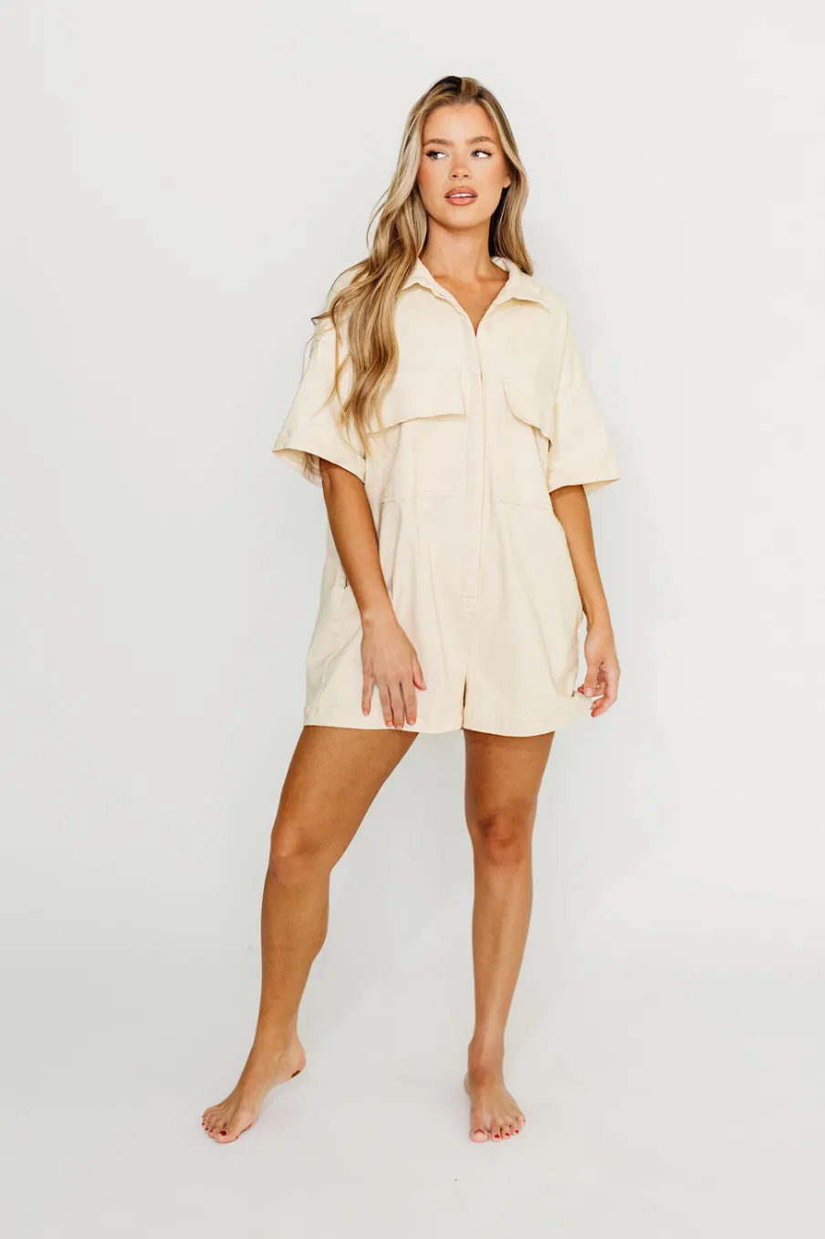 Best Worth Collective Soleil Romper in Milk