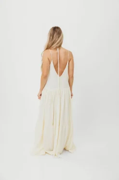 Sale Worth Collective Solenne Maxi Dress in Cream