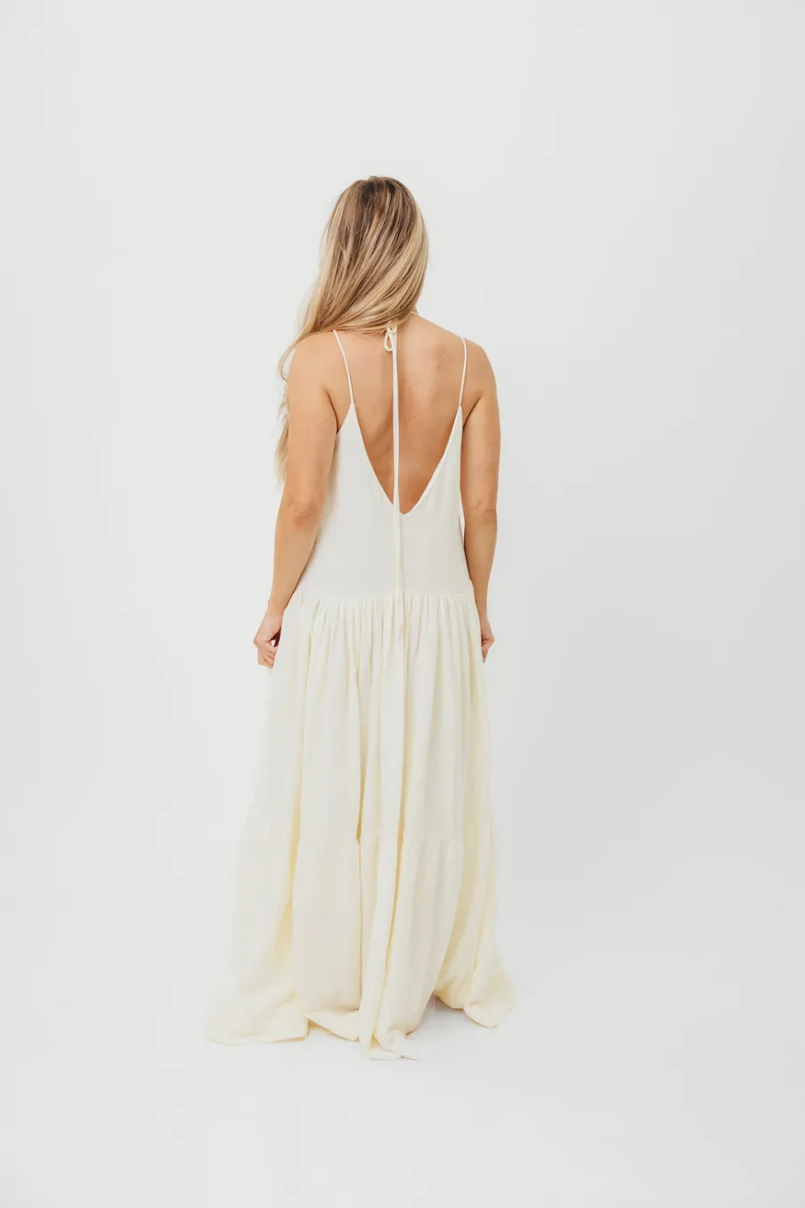 Sale Worth Collective Solenne Maxi Dress in Cream
