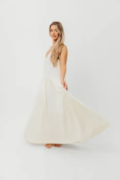 Sale Worth Collective Solenne Maxi Dress in Cream