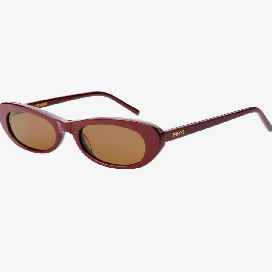 Hot Worth Collective Sophie Acetate Cat Eye Sunglasses in Burgundy