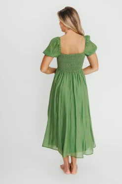 Online Worth Collective Stevie Bustier Midi Dress in Green