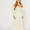 Best Worth Collective The 100% Cotton Haden Maxi Dress in Cream