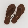 Best Worth Collective TKEES Foundations Matte Flip Flop Sandal in Cappuccino