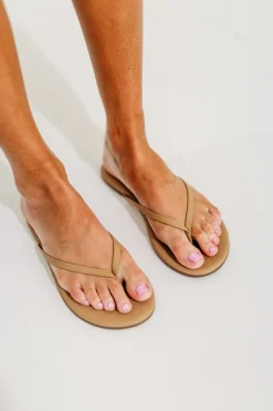 Best Worth Collective Tkees Foundations Matte Flip Flop Sandal in Cocobutter