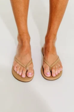 Best Worth Collective Tkees Foundations Matte Flip Flop Sandal in Cocobutter