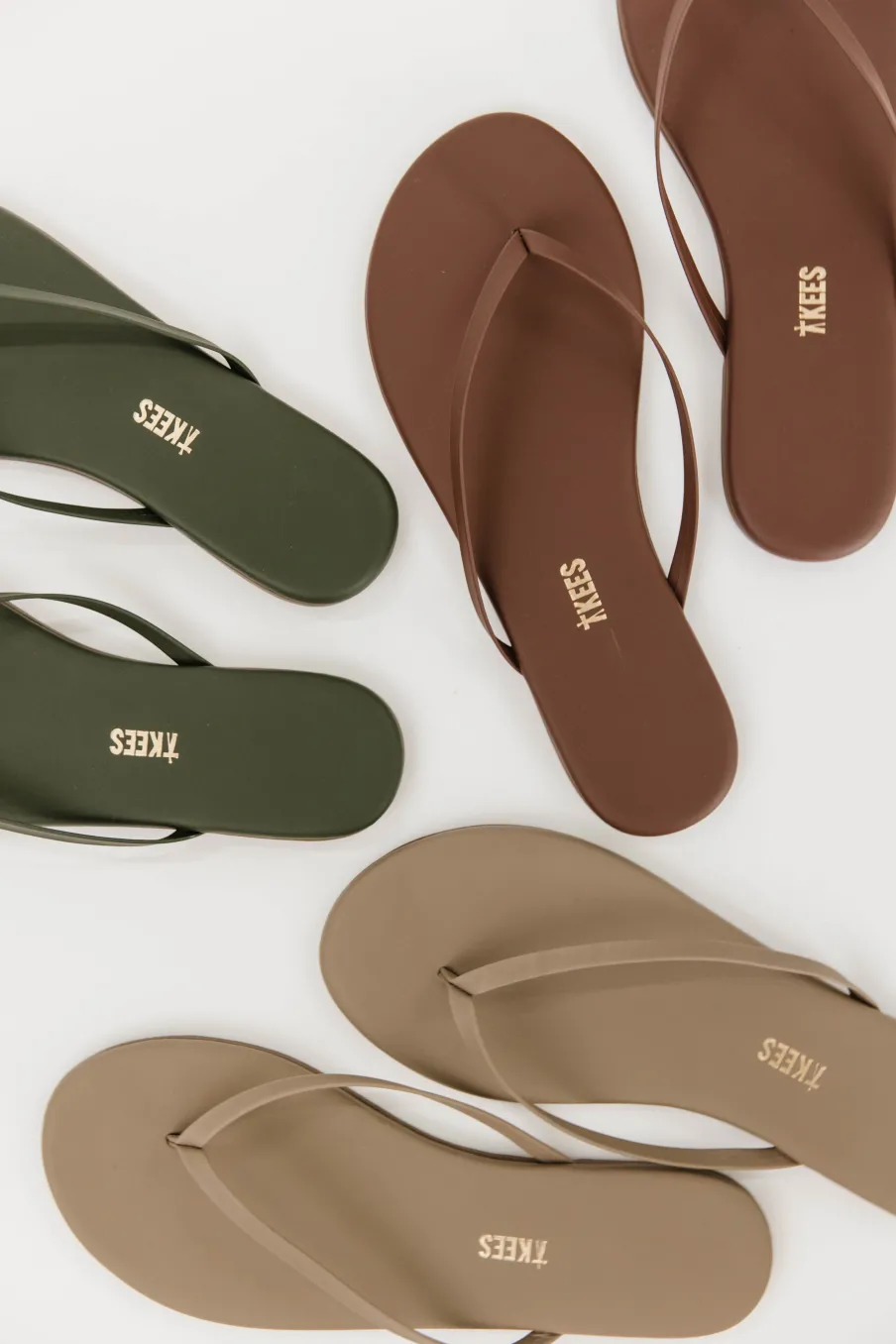 Best Worth Collective TKEES Foundations Matte Flip Flop Sandal in Cappuccino