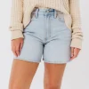 Discount Worth Collective Tommie Longer Length Short in Light Denim