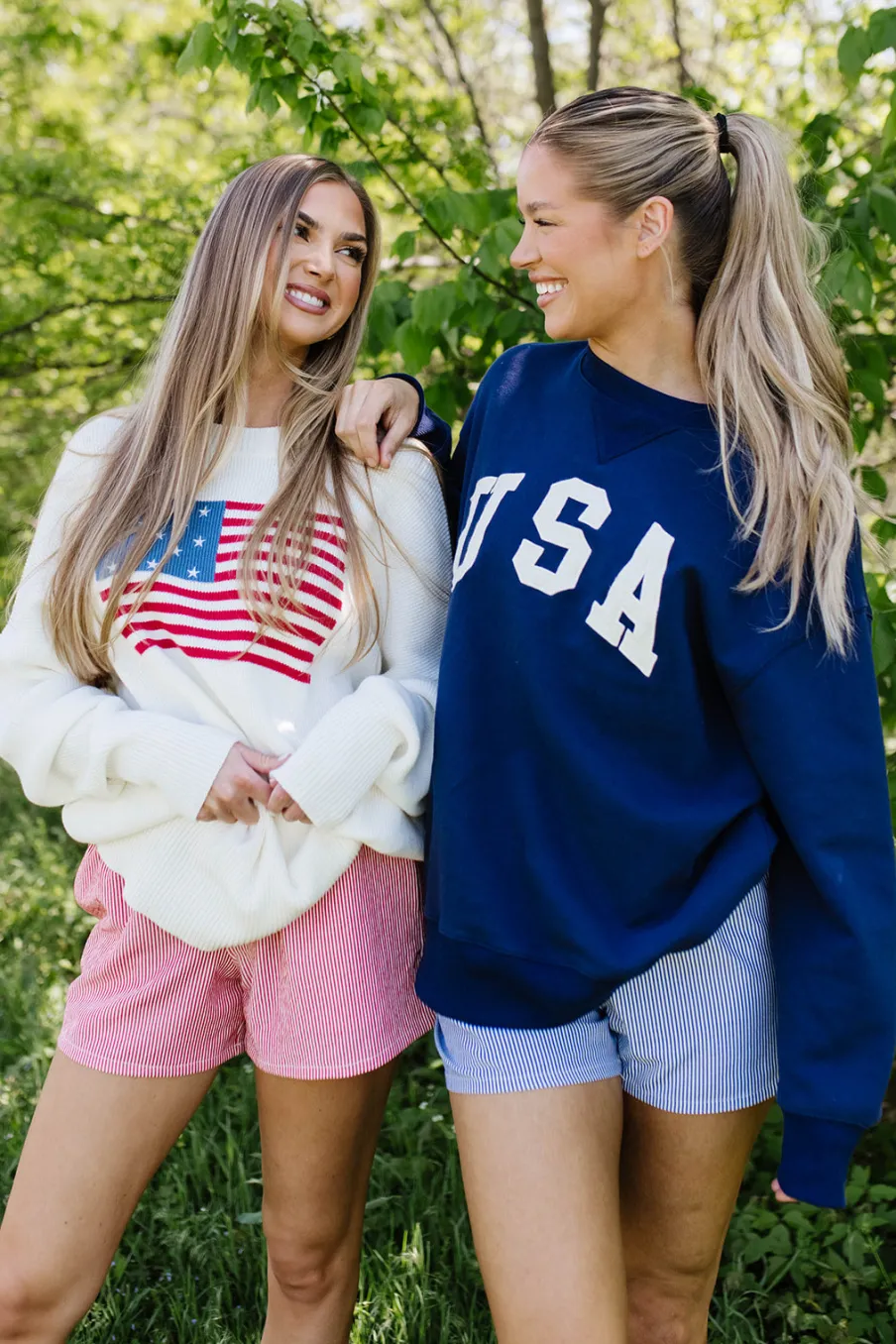 Clearance Worth Collective USA 100% Cotton Terry Pullover in Navy