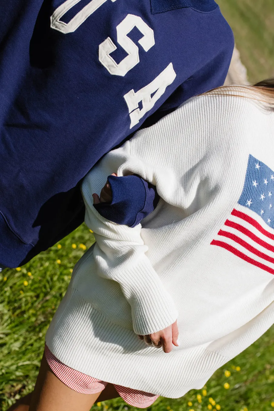 Clearance Worth Collective USA 100% Cotton Terry Pullover in Navy