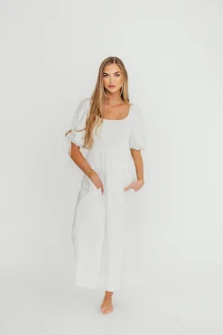 Fashion Worth Collective Vega Dress in White