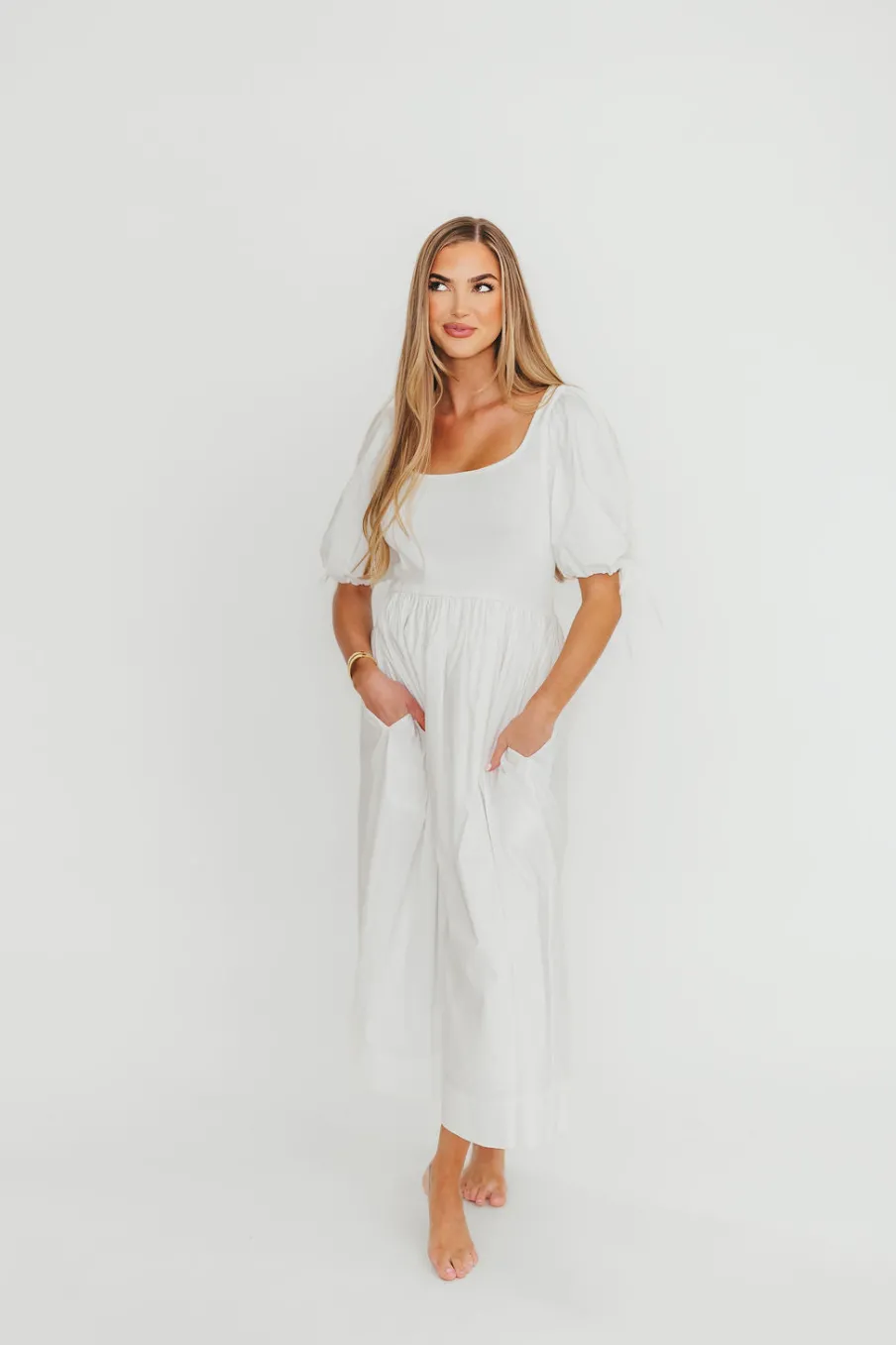 Fashion Worth Collective Vega Dress in White